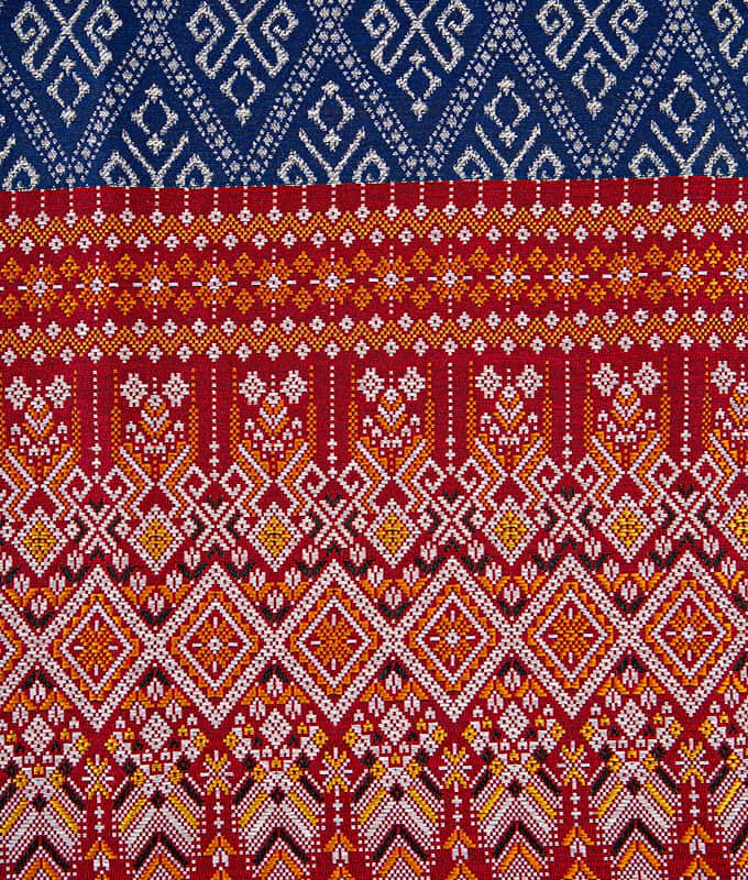 Poly-Cotton Sarong na Tela na Estilo ng Kamay